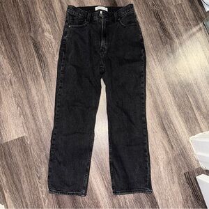 Abercrombie ultra high rise straight jeans
